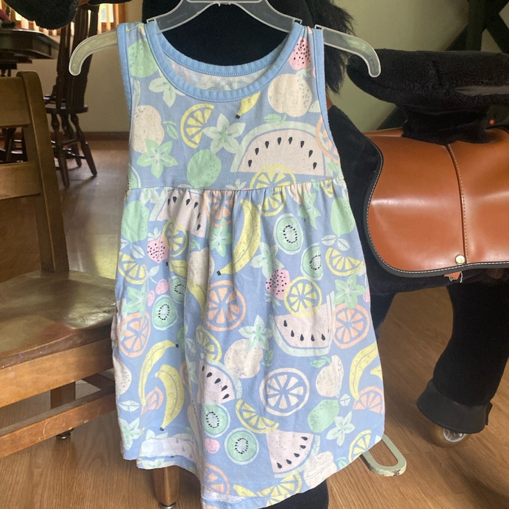 Fruit dress 3T with pockets